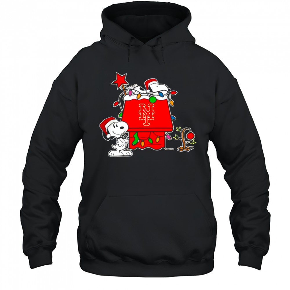 New York Mets Snoopy Christmas Holiday 2025 shirt