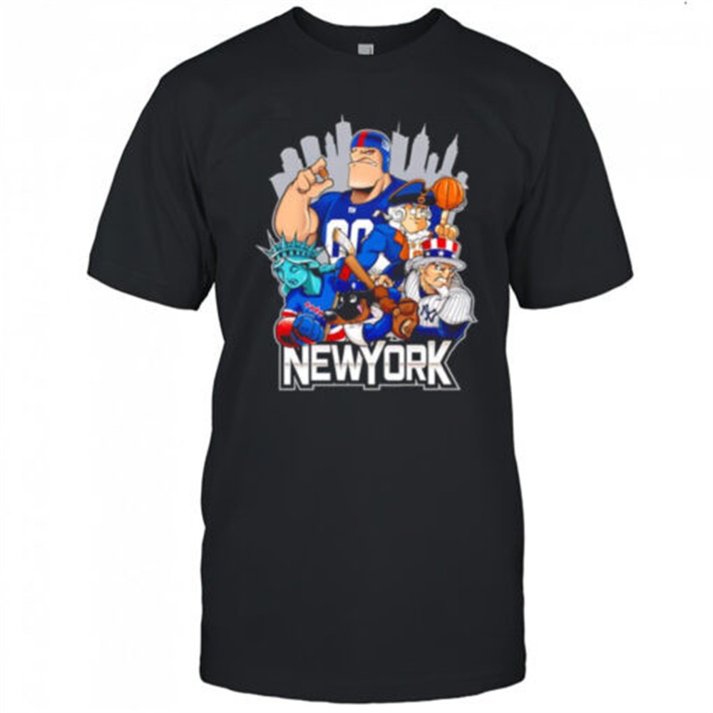 new-york-sports-mascots-shirt-c2740i7q New York sports mascots shirt