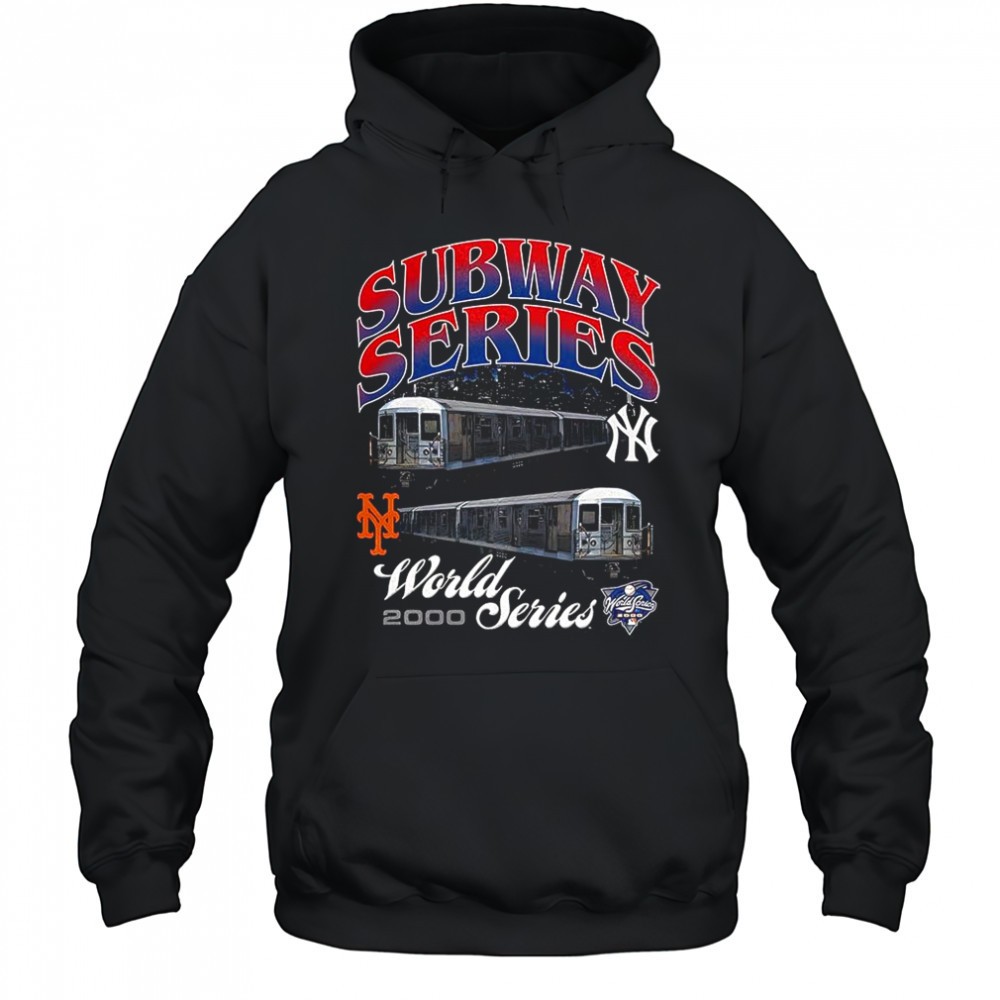 New York Yankees and New York Mets MLB Subway Series World Series 2000 shirt