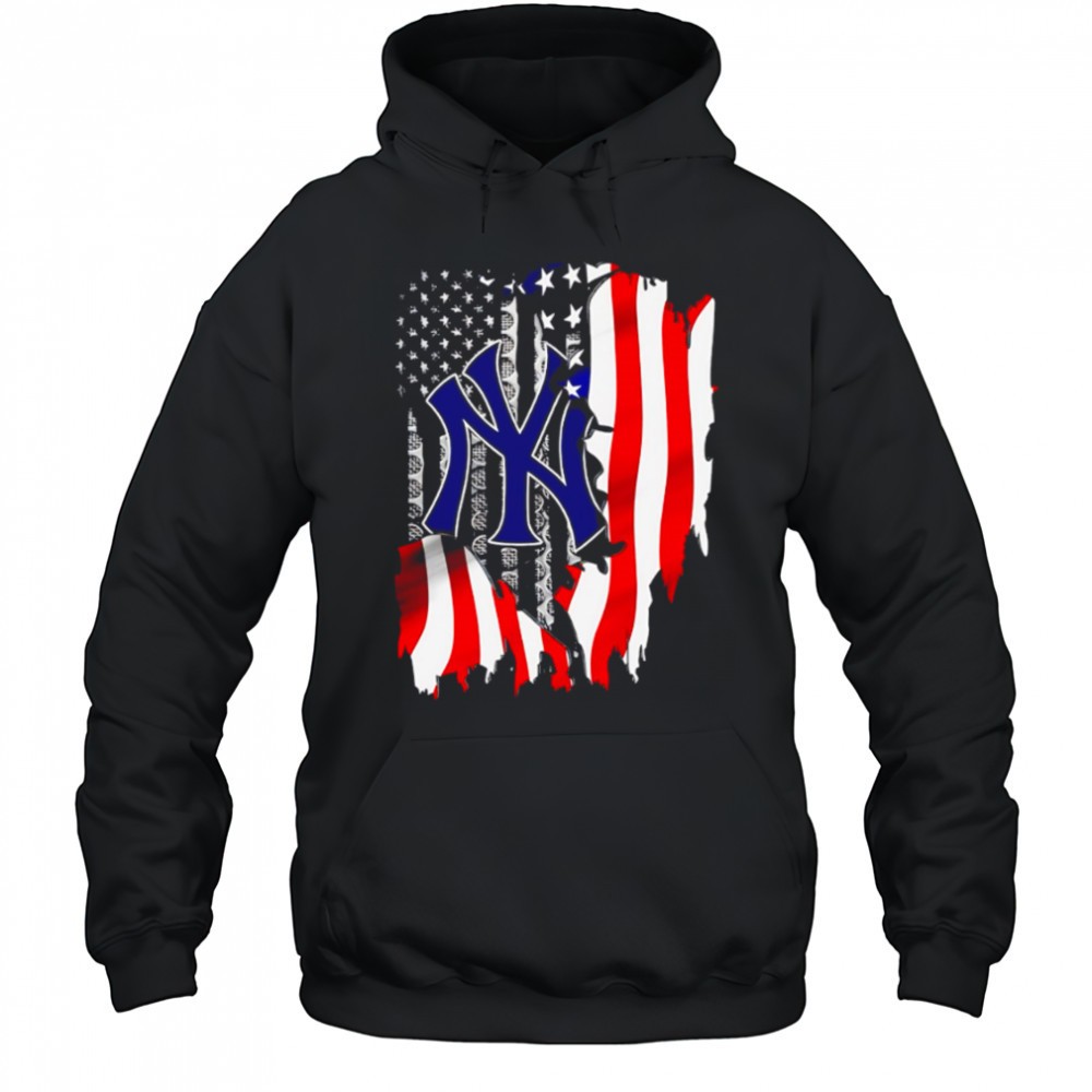 New York Yankees Baseball American Flag shirt