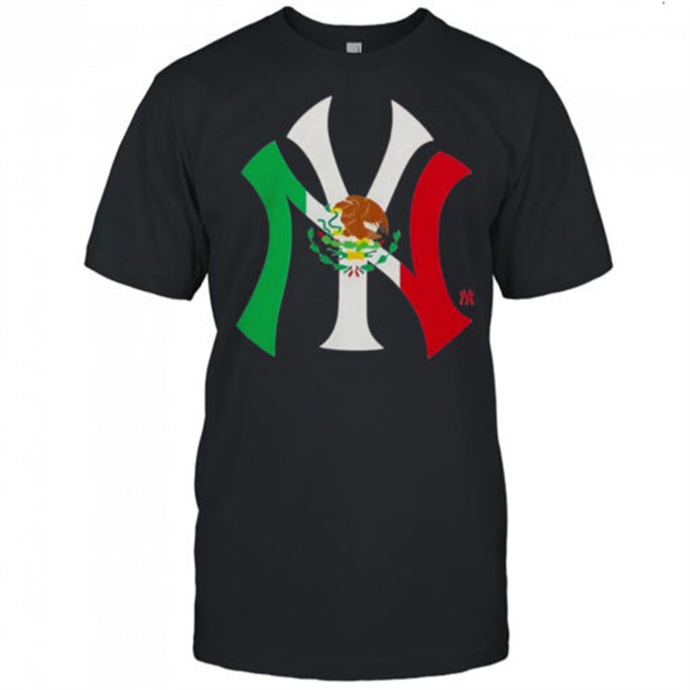 new-york-yankees-mexican-flag-logo-t-shirt-zmztkh5f New York Yankees Mexican Flag Logo T-Shirt