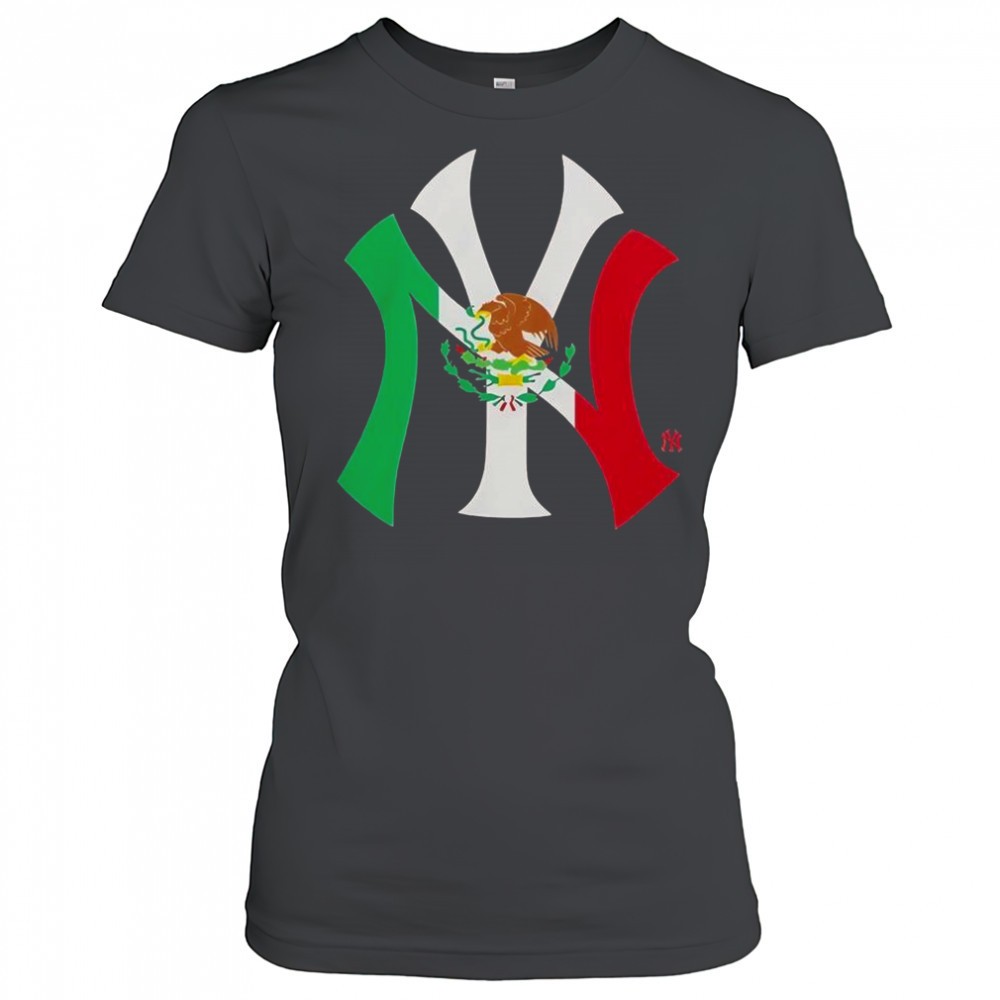 new-york-yankees-mexican-flag-logo-t-shirt-zmztkh5f New York Yankees Mexican Flag Logo T-Shirt