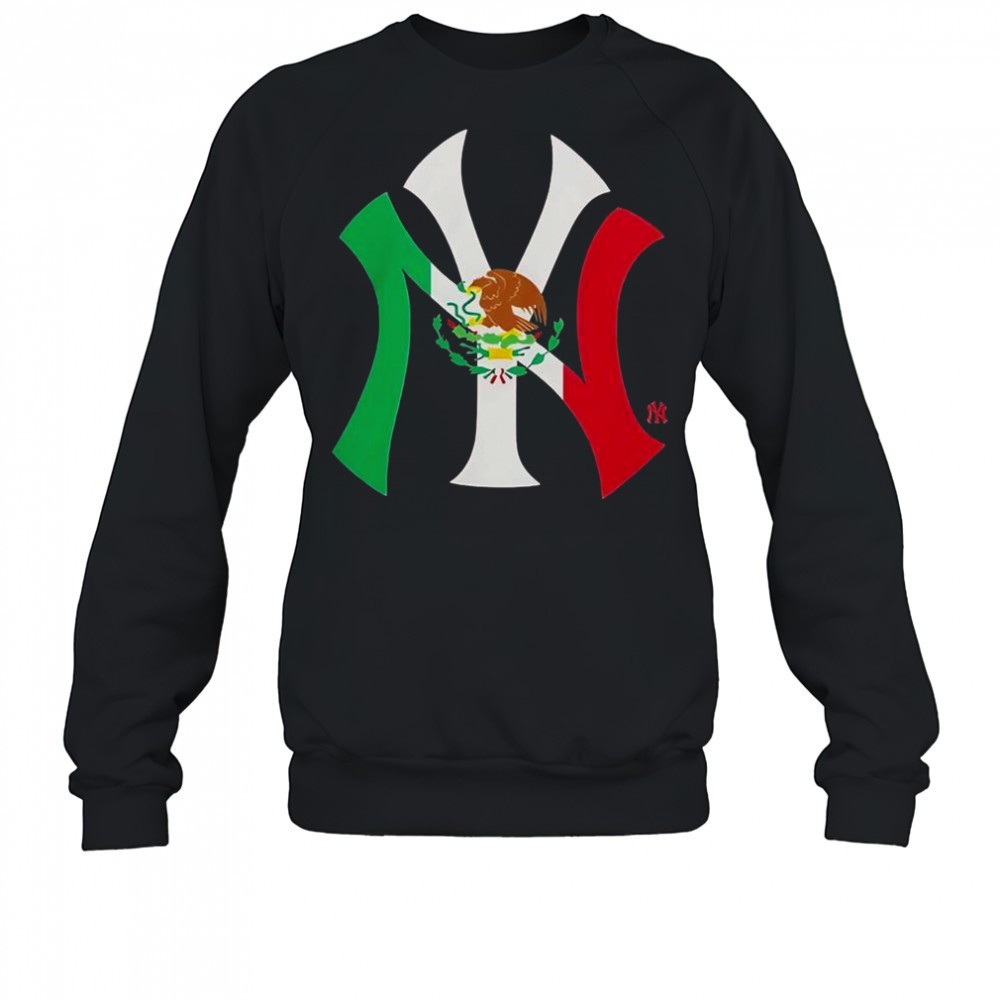 new-york-yankees-mexican-flag-logo-t-shirt-zmztkh5f New York Yankees Mexican Flag Logo T-Shirt