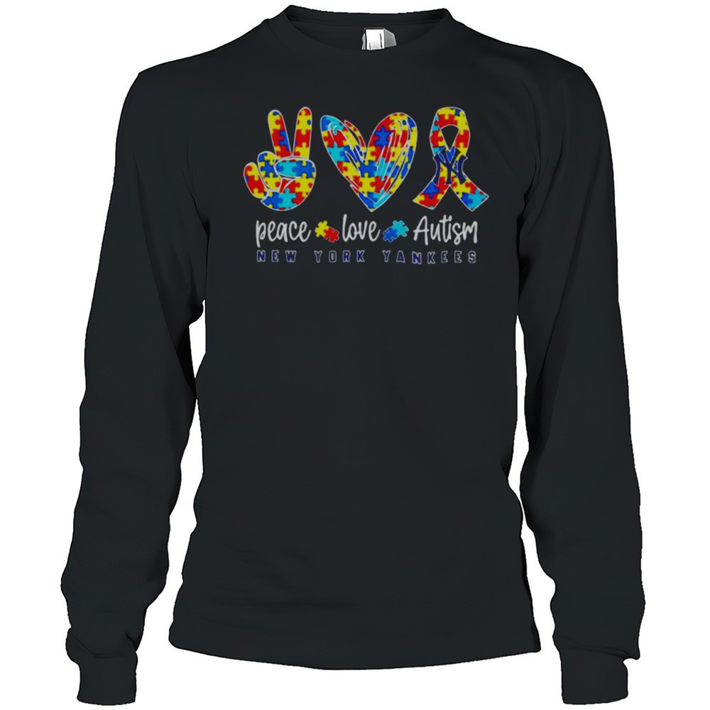 new-york-yankees-peace-love-autism-autism-awareness-shirt-cjgj60it New York Yankees Peace Love Autism Autism Awareness Shirt