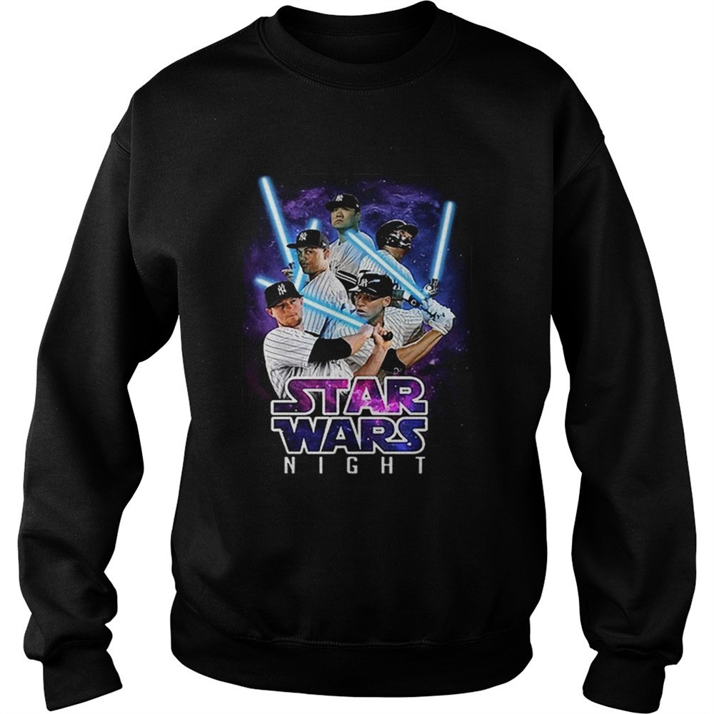 New York Yankees players Star Wars night shirt