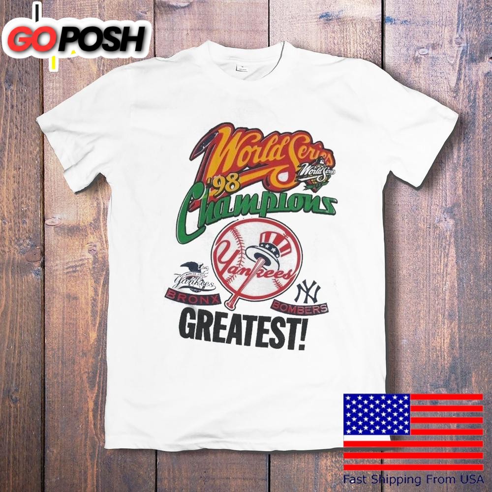 New York Yankees World Series Champions 1998 T-Shirt