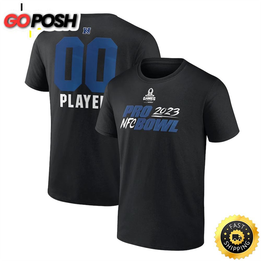 NFC Branded 2023 Pro Bowl Pick-A-Player Black T-shirt