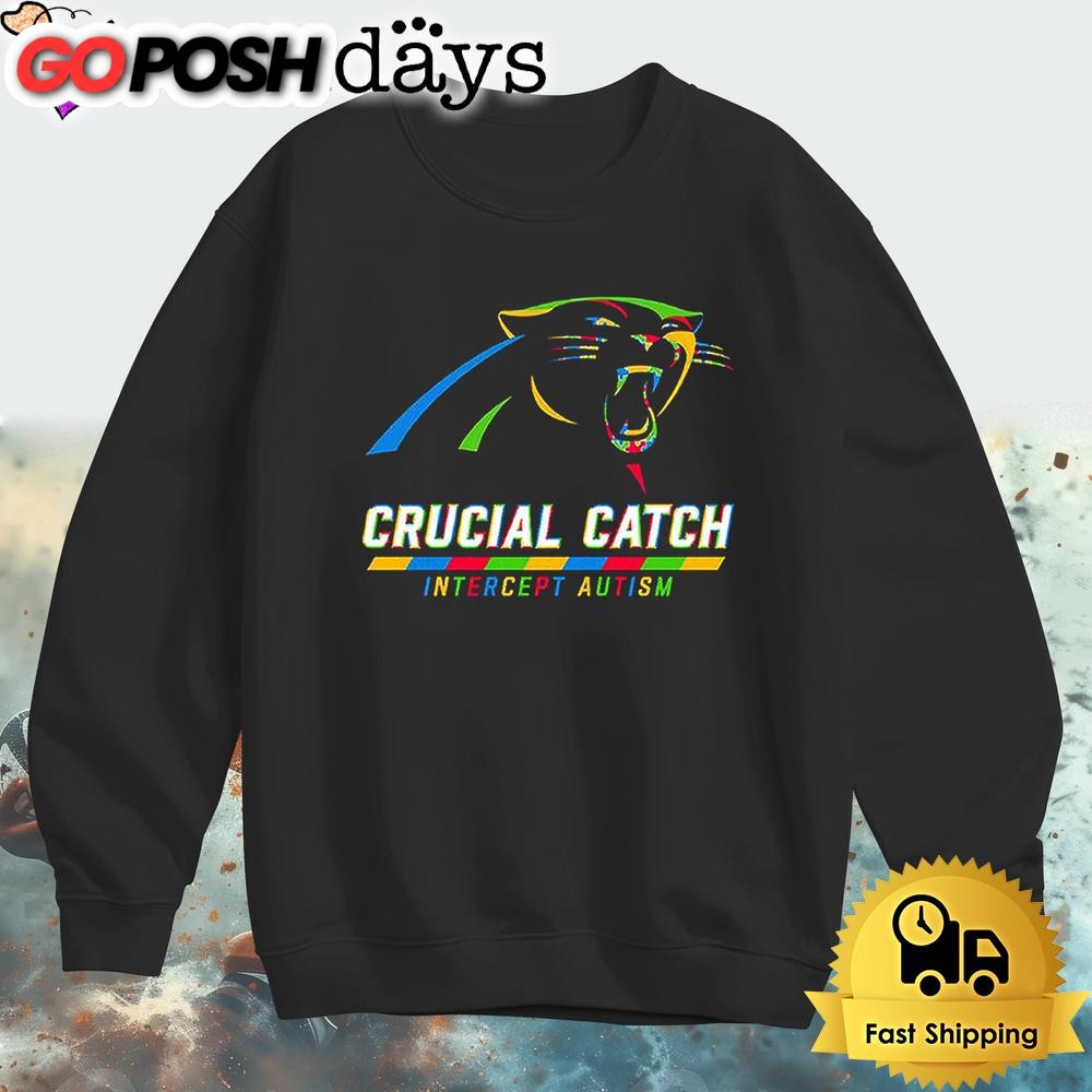 nfl-carolina-panther-autism-awareness-t-shirt-crucial-catch-lfw3w3td NFL Carolina Panther Autism Awareness T Shirt Crucial Catch