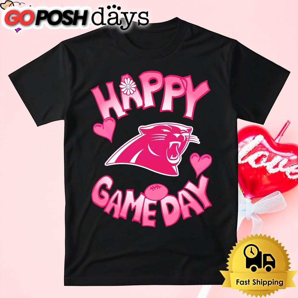 NFL Carolina Panthers Happy GameDay Valentine’s Day T Shirt