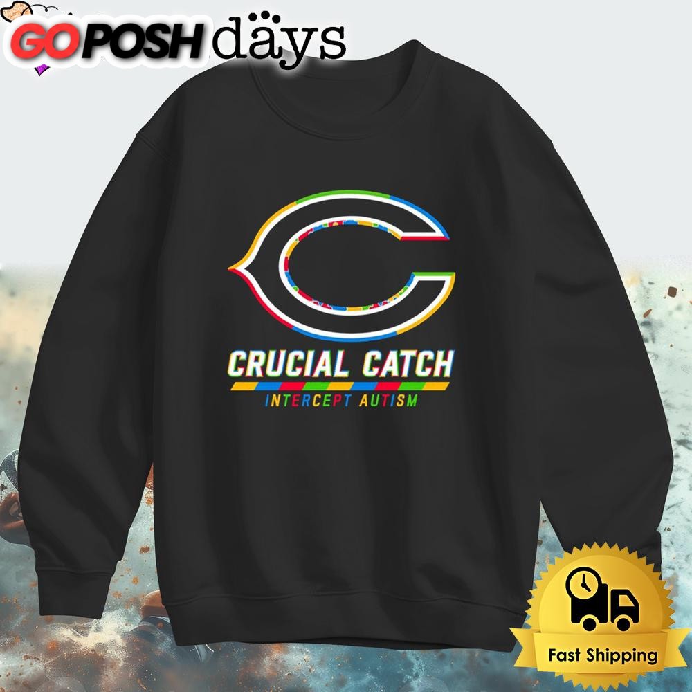 nfl-chicago-bears-autism-awareness-t-shirt-crucial-catch-u02s96yb NFL Chicago Bears Autism Awareness T Shirt Crucial Catch