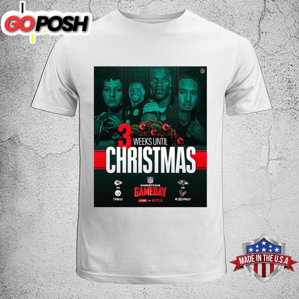 NFL Christmas Gameday LIVE Unisex T-Shirt