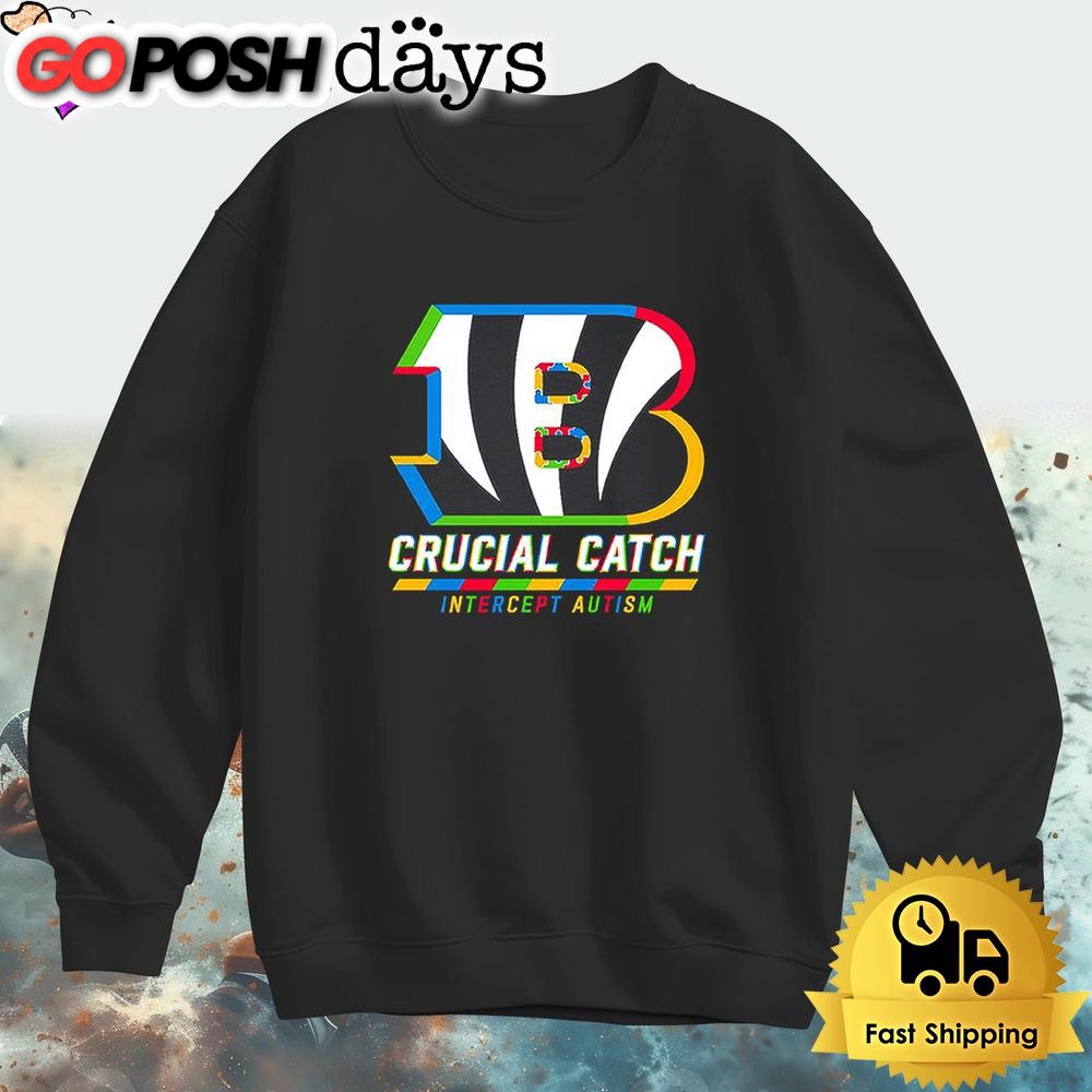 nfl-cincinnati-bengals-autism-awareness-t-shirt-crucial-catch-6zrha927 NFL Cincinnati Bengals Autism Awareness T Shirt Crucial Catch