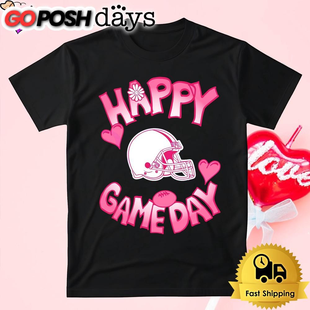 NFL Cleveland Browns Happy GameDay Valentine’s Day T Shirt