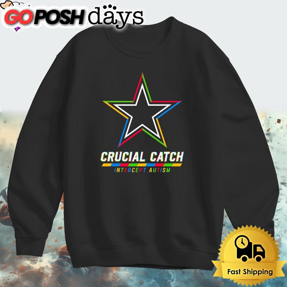 nfl-dallas-cowboys-autism-awareness-t-shirt-crucial-catch-y9vnch4j NFL Dallas Cowboys Autism Awareness T Shirt Crucial Catch
