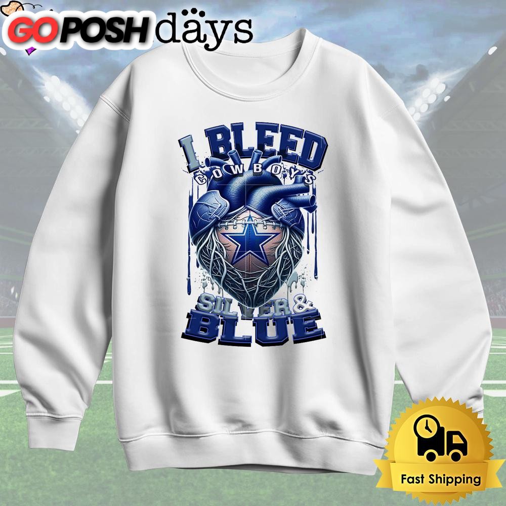 nfl-dallas-cowboys-i-bleed-silver-blue-t-shirt-qlt5pej8 NFL Dallas Cowboys I bleed Silver Blue T Shirt
