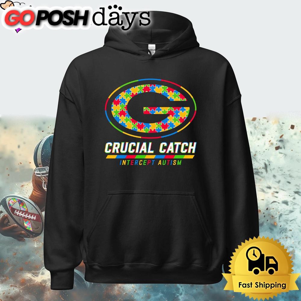 nfl-green-bay-packers-autism-awareness-t-shirt-crucial-catch-lt3186r3 NFL Green Bay Packers Autism Awareness T Shirt Crucial Catch
