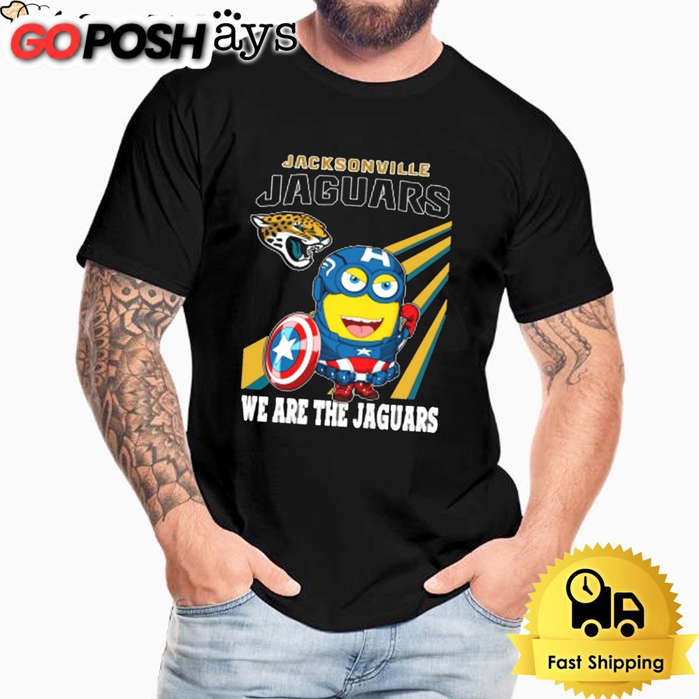 NFL Jacksonville Jaguars Captain America Minion We Are The Jaguars Unisex T-Shirt