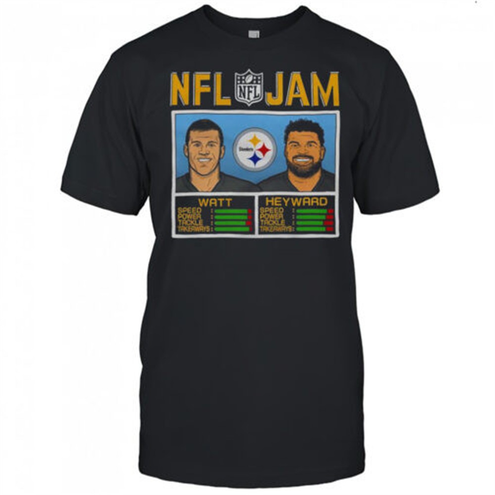 nfl-jam-steelers-watt-and-heyward-t-shirt-4u3xlckt NFL Jam Steelers Watt And Heyward T-Shirt