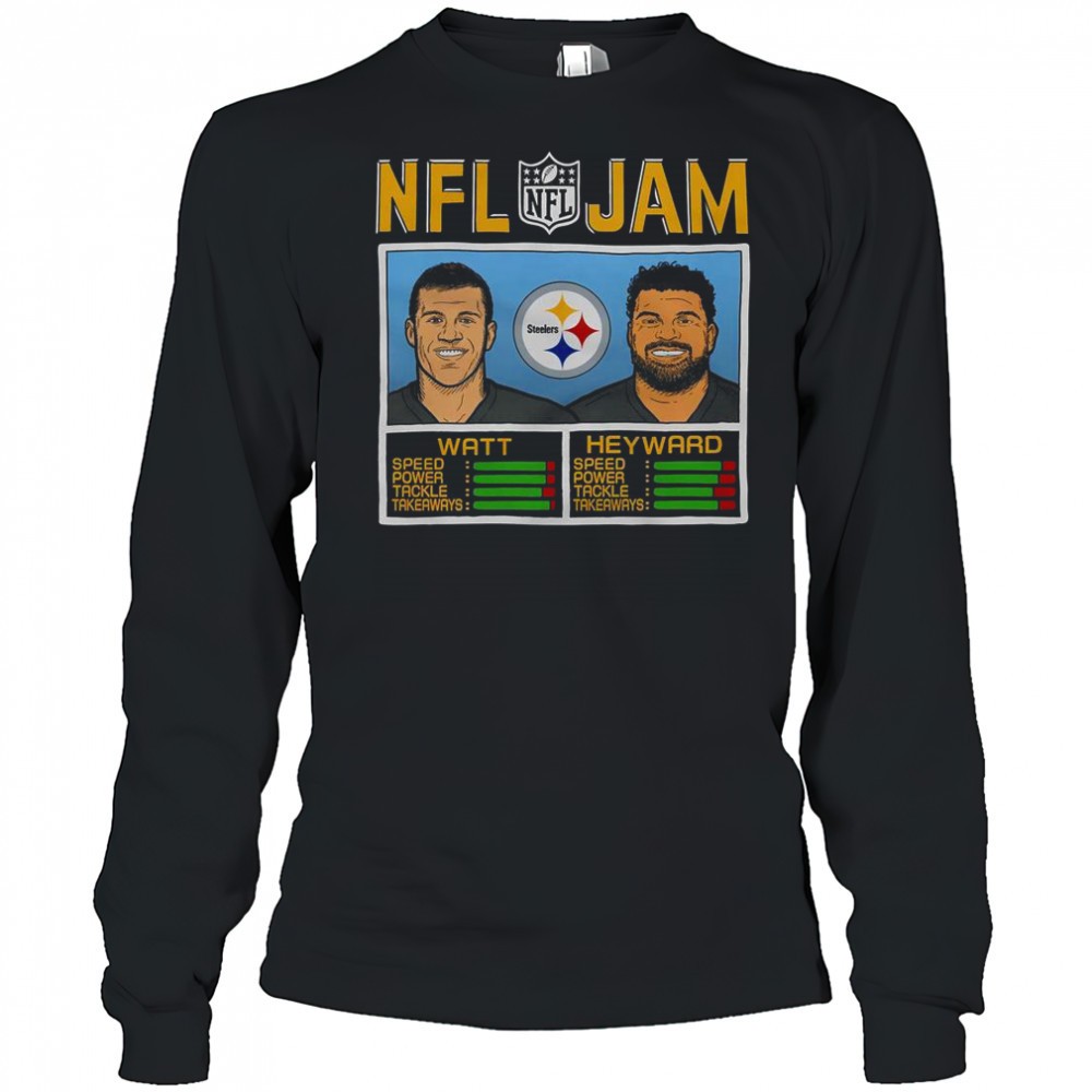nfl-jam-steelers-watt-and-heyward-t-shirt-4u3xlckt NFL Jam Steelers Watt And Heyward T-Shirt