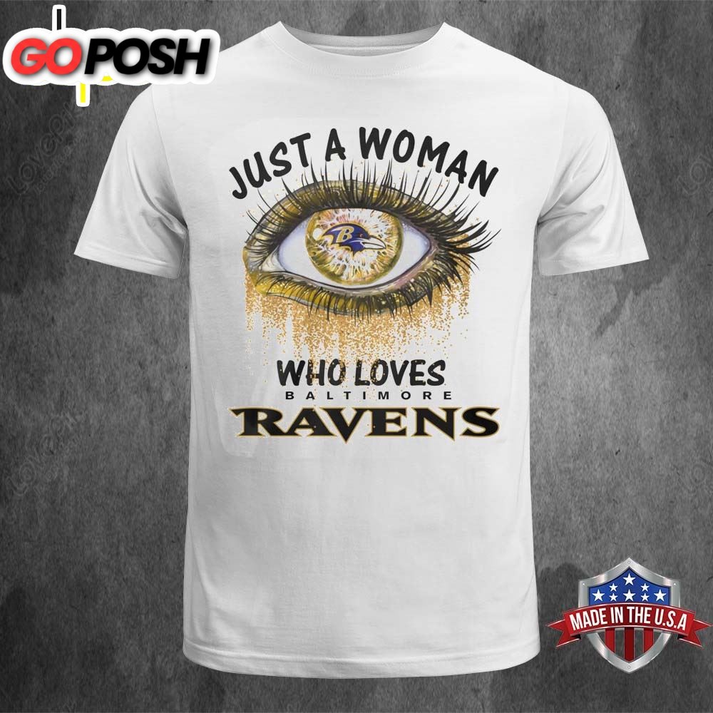 NFL Just A Woman Who Loves Baltimore Ravens Unisex T-shirt