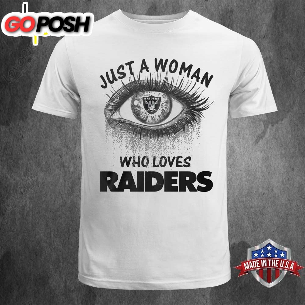 NFL Just A Woman Who Loves Las Vegas Raiders Unisex T-shirt