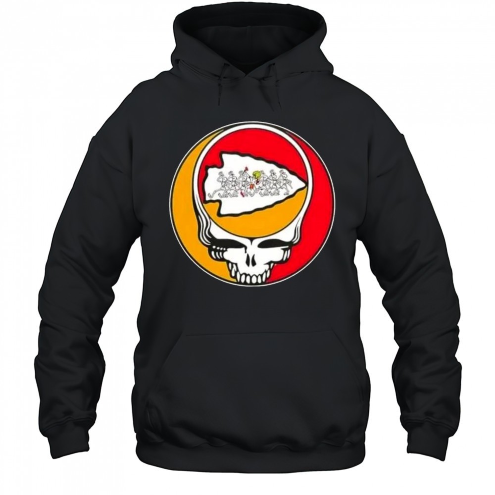 NFL Kansas City Chiefs Grateful Dead Stealie T-Shirt