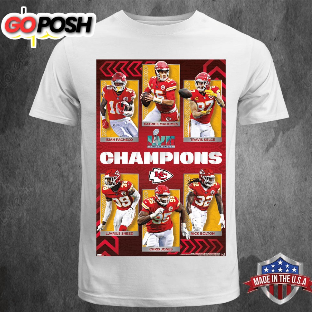 NFL Kansas City Chiefs Super Bowl LVII Champions T-shirt