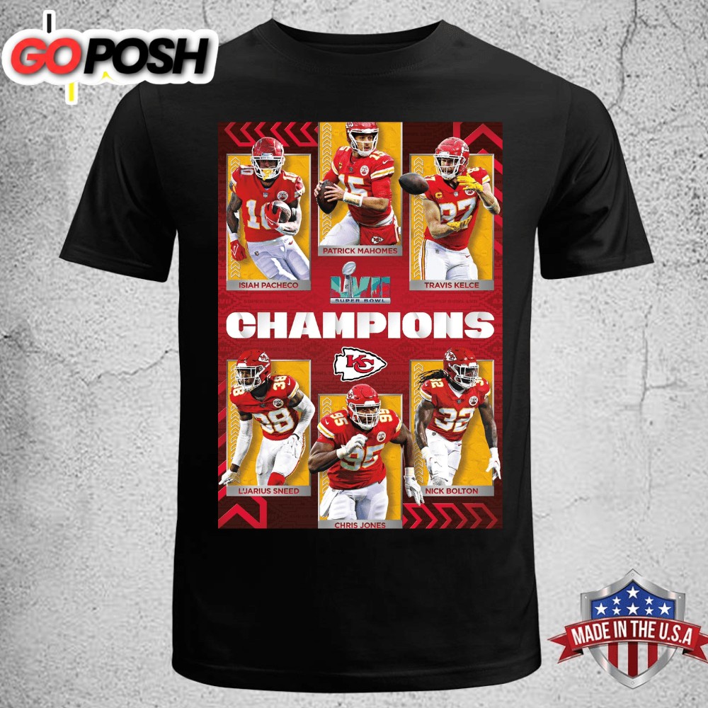 NFL Kansas City Chiefs Super Bowl LVII Champions Unisex T-shirt
