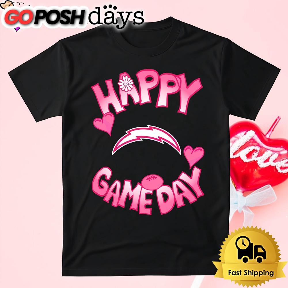 NFL Los Angeles Chargers Happy GameDay Valentine’s Day T Shirt