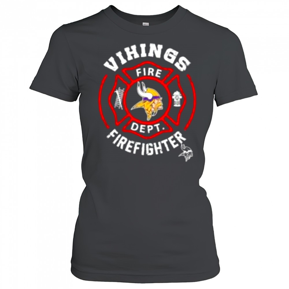 nfl-minnesota-vikings-football-team-fire-fighter-shirt-v8oxvec8 NFL Minnesota Vikings Football Team Fire Fighter Shirt