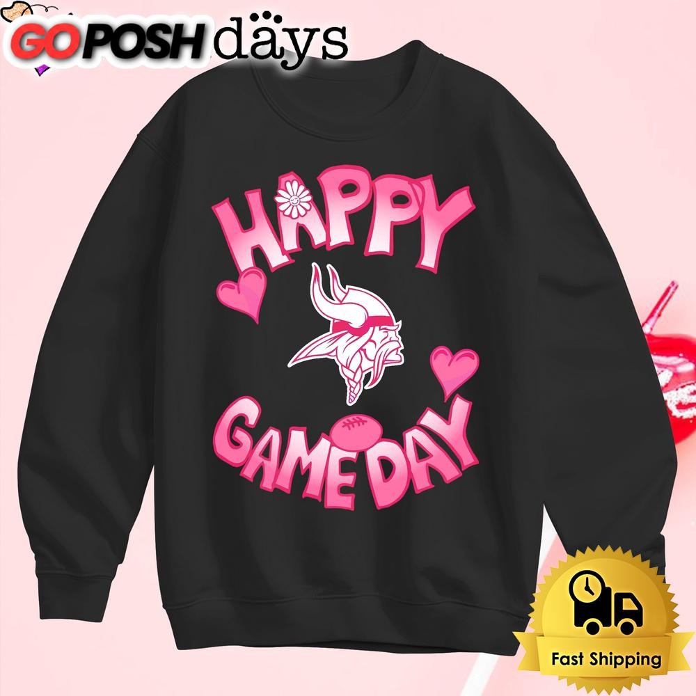 nfl-minnesota-vikings-happy-gameday-valentines-day-t-shirt-jkci46ds NFL Minnesota Vikings Happy GameDay Valentine’s Day T Shirt