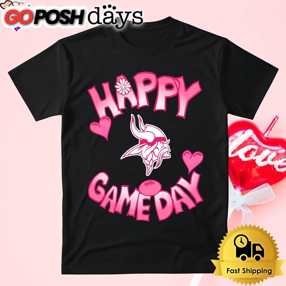NFL Minnesota Vikings Happy GameDay Valentine’s Day T Shirt