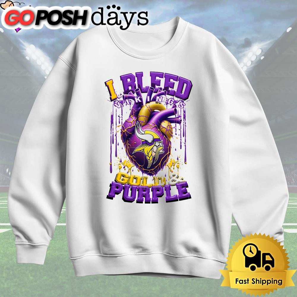 nfl-minnesota-vikings-i-bleed-gold-purple-t-shirt-xrl39cjh NFL Minnesota Vikings I bleed Gold Purple T Shirt