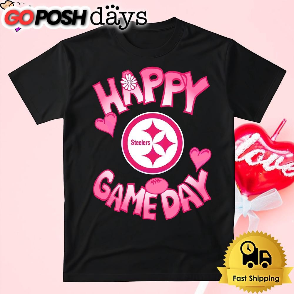 NFL Pittsburgh Steelers Happy GameDay Valentine’s Day T Shirt