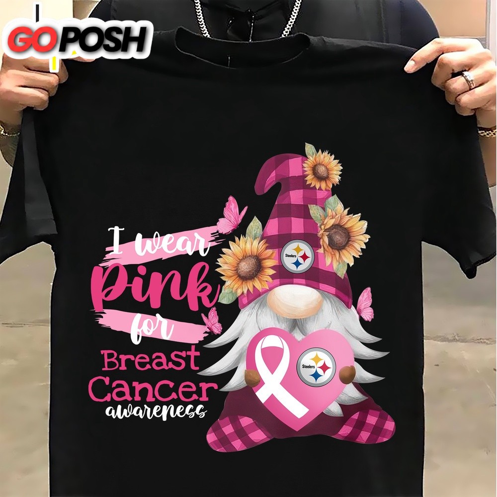 NFL Pittsburgh Steelers I Wear Pink Breast Cancer Awareness Classic T-Shirt