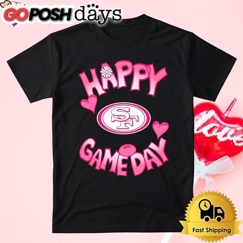 NFL San Francisco 49ers Happy GameDay Valentine’s Day T Shirt
