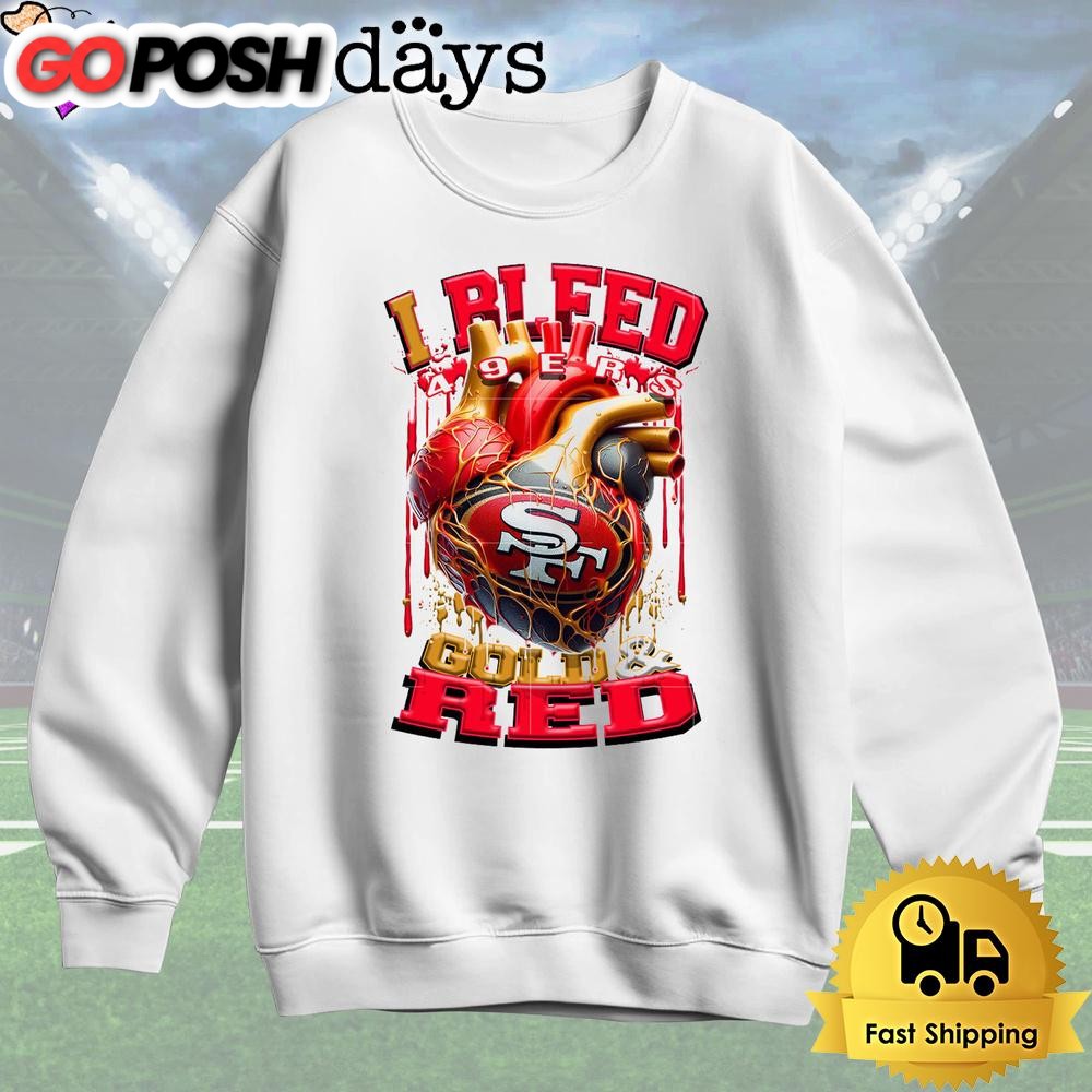 nfl-san-francisco-49ers-i-bleed-gold-red-t-shirt-b9qw57yw NFL San Francisco 49ers I Bleed Gold Red T Shirt