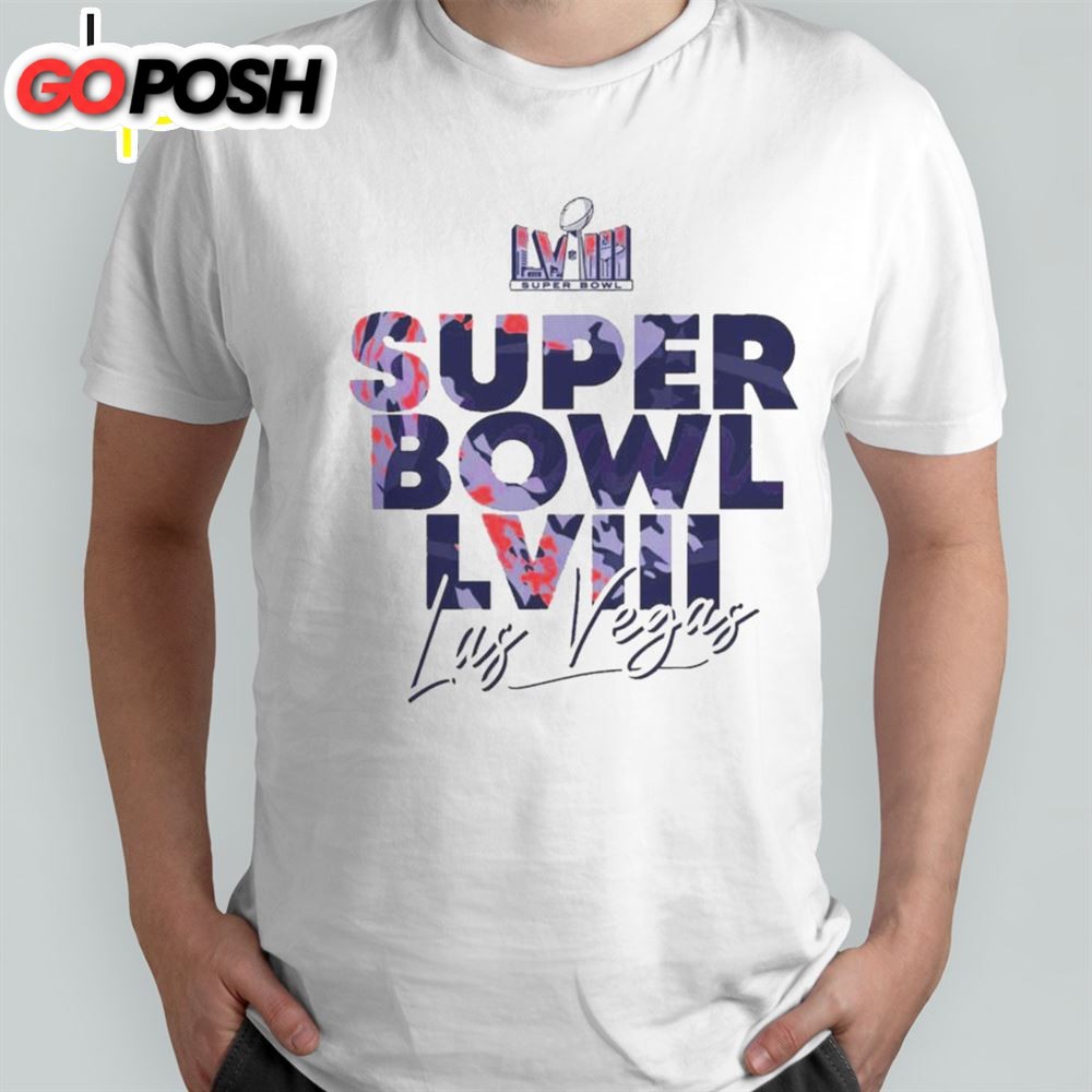 Nfl Super Bowl Lviii Las Vegas 2025 Logo Shirt