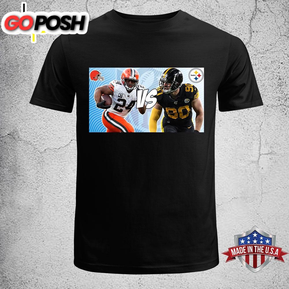 Nfl Thursday Night Football Game Steelers Vs. Browns Nfl Week 12 2024 T-Shirt