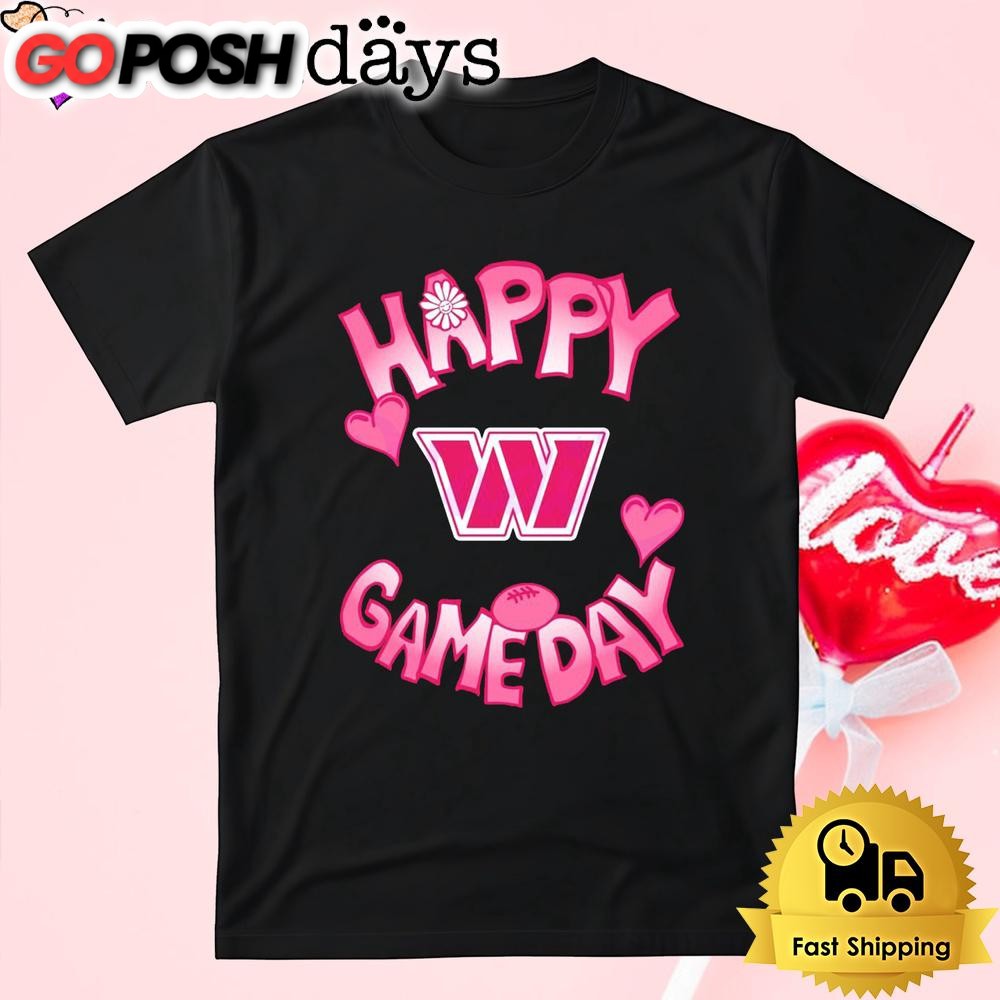 NFL Washington Commanders Happy GameDay Valentine’s Day T Shirt