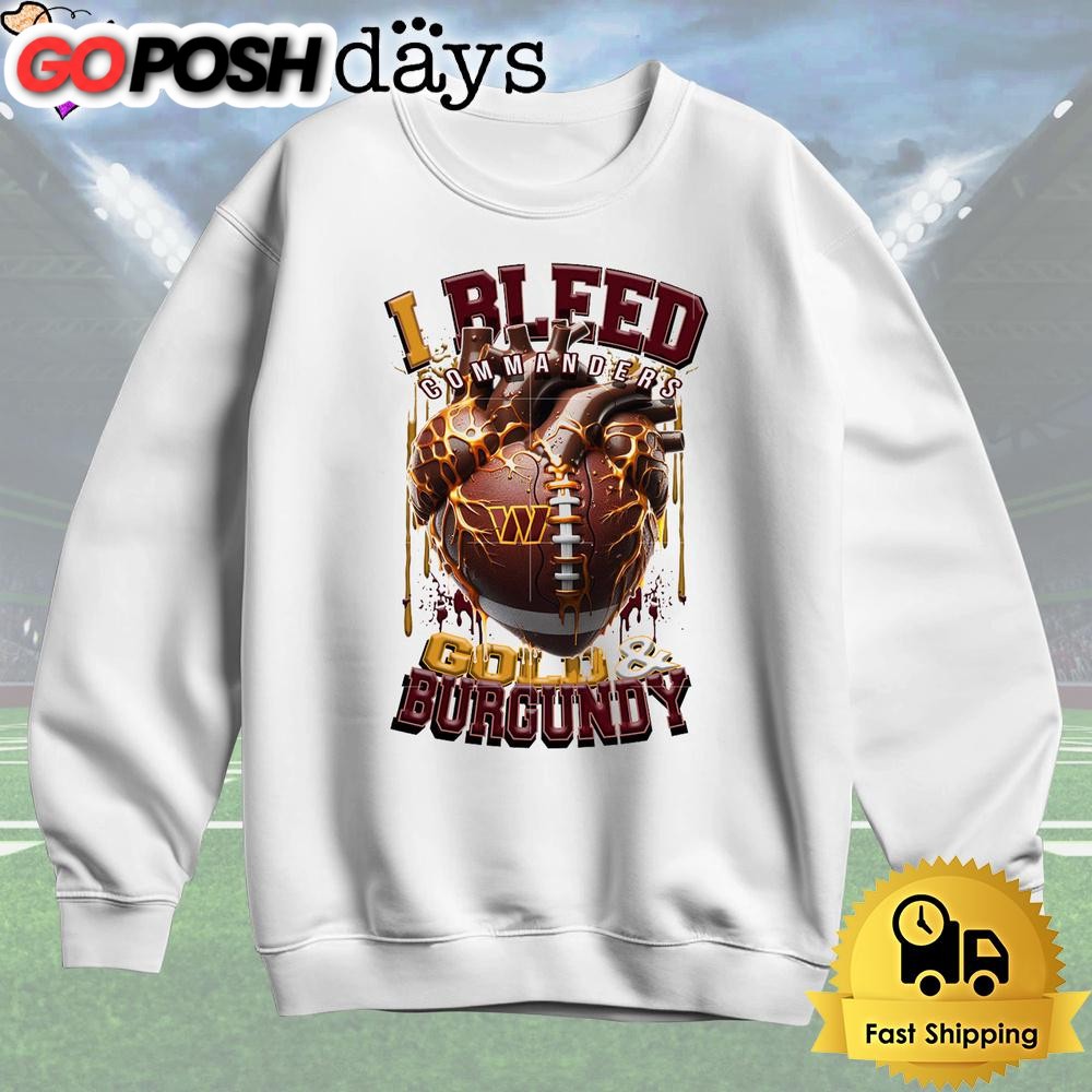 nfl-washington-commanders-i-bleed-gold-burgundy-t-shirt-bncp2qar NFL Washington Commanders I bleed Gold Burgundy T Shirt