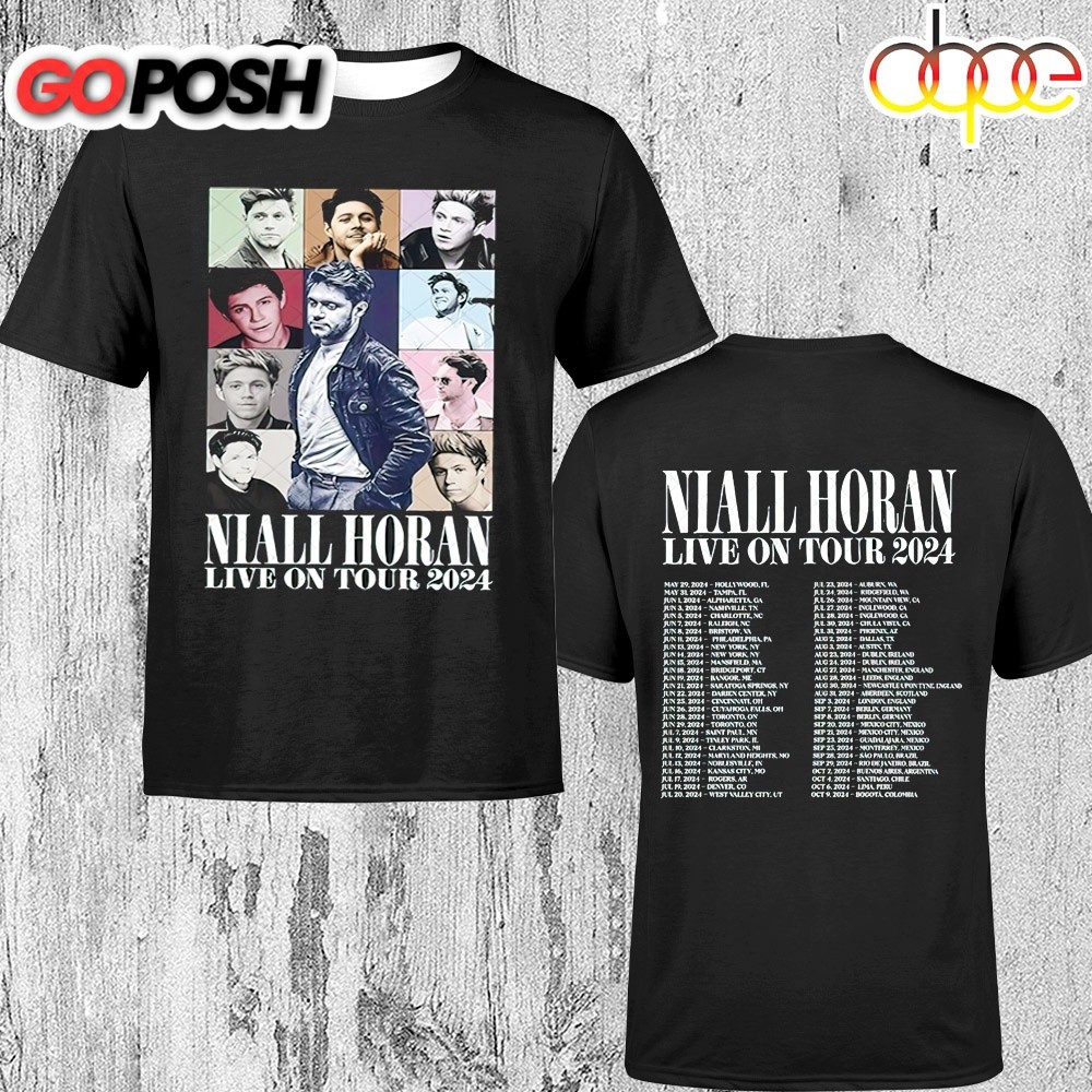 Niall Horan Live On Tour 2024 Maglietta The Show Album Unisex T-Shirt