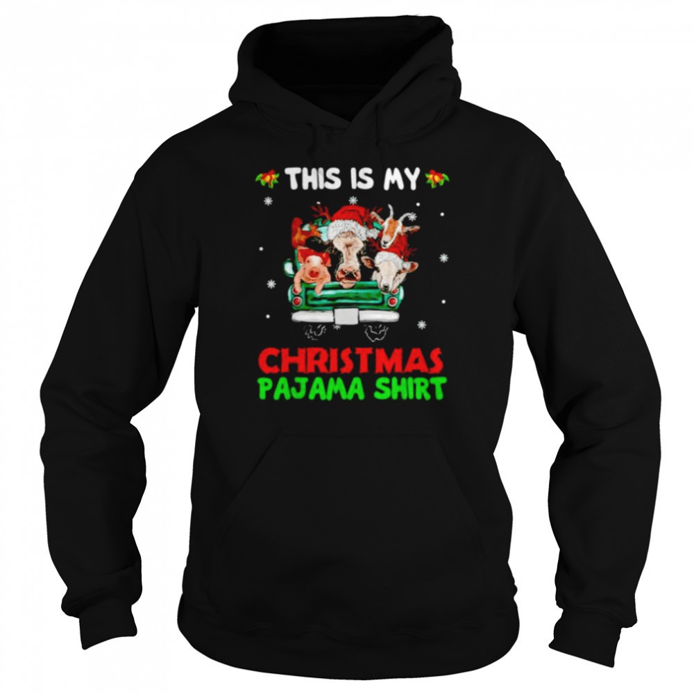 Nice animals farm this is my Christmas pajama shirt