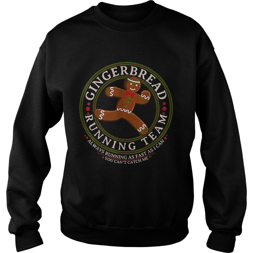 Nice Christmas Gingerbread Running Team shirt