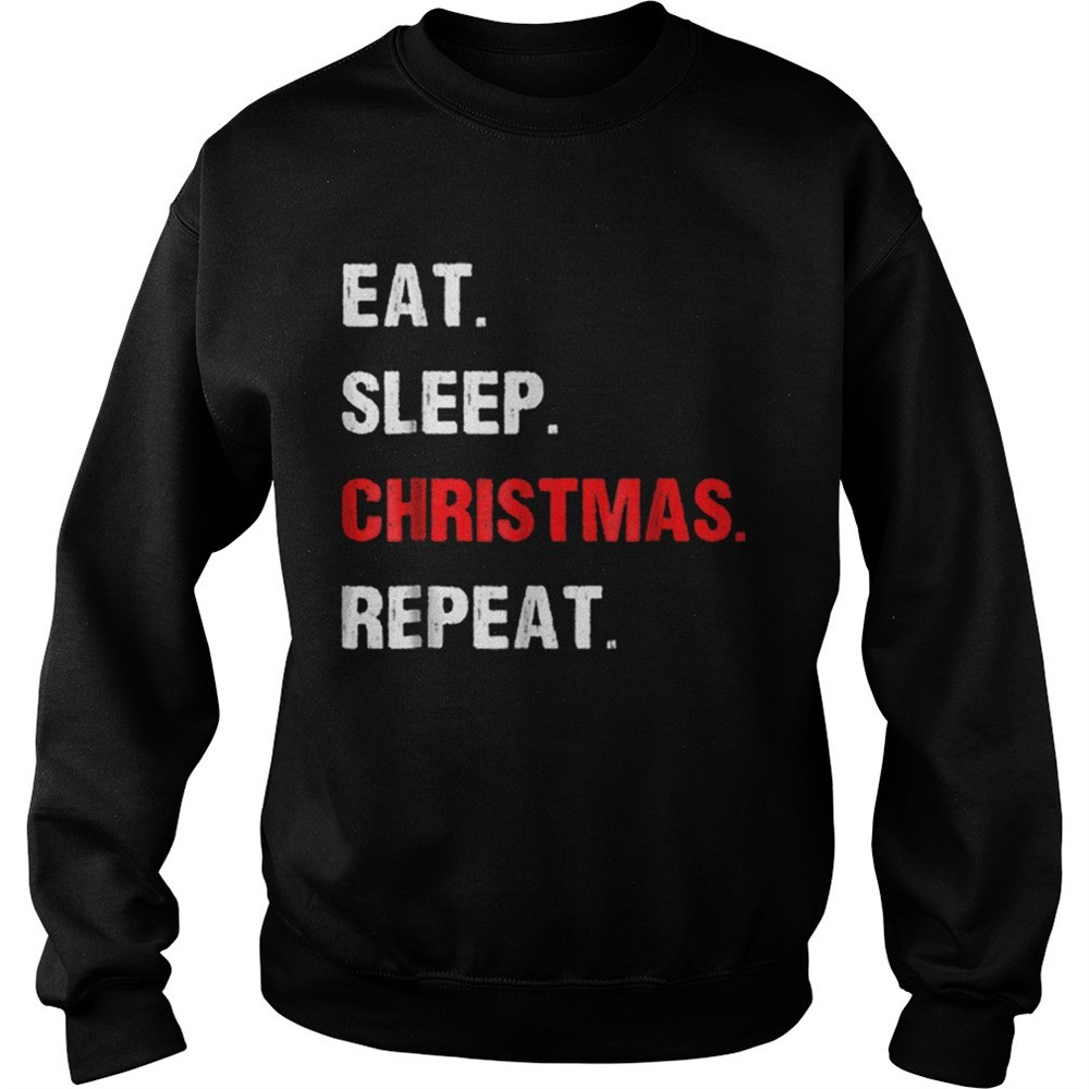 Nice Eat Sleep Christmas Repeat shirt