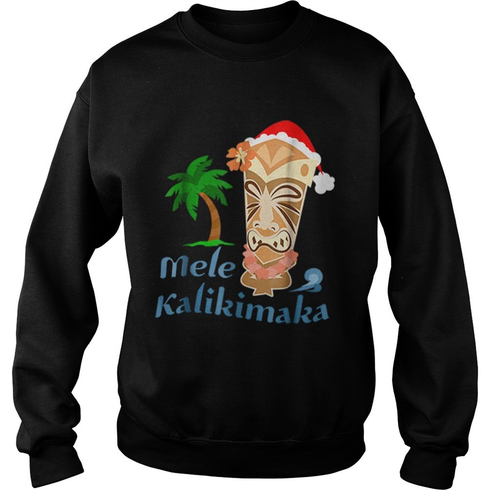 Nice Mele Kalikimaka Merry Christmas Hawaiian Tiki shirt