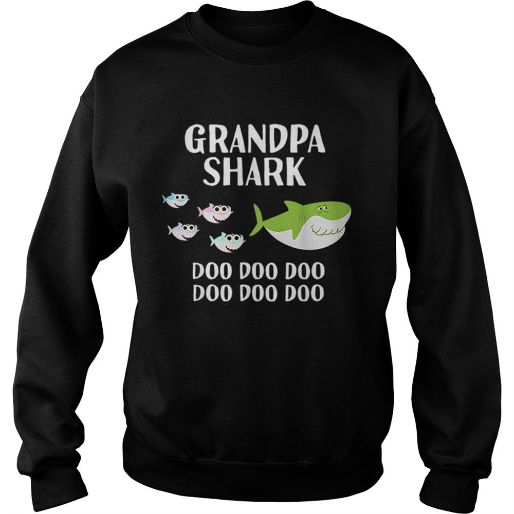 Nice Mens Grandpa Shark Halloween Christmas Grandpa Matching shirt