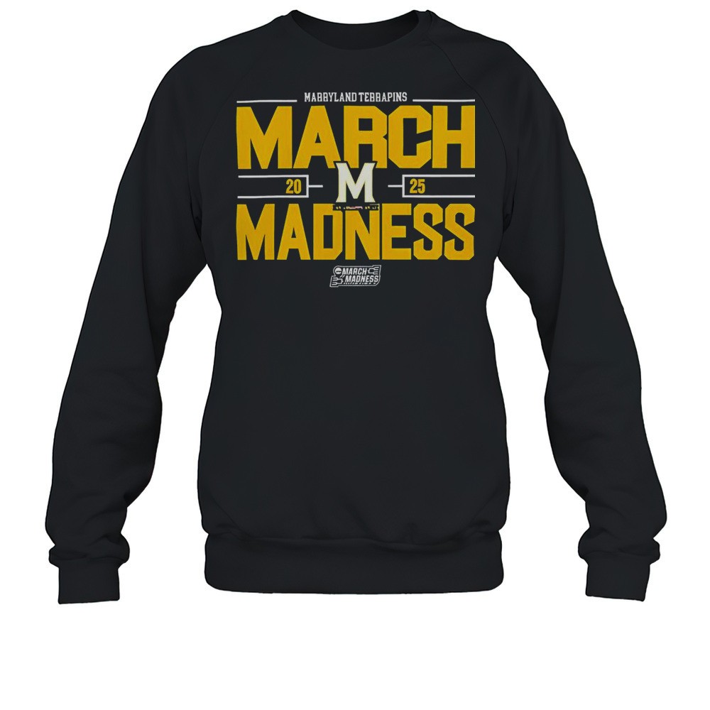Nice NCAA Mens Basketball 2025 Marryland Terrapins March Madness T-Shirt