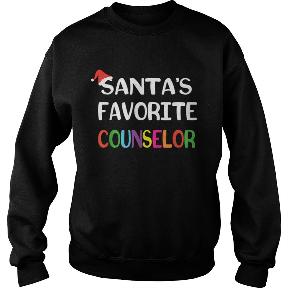 Nice Santas Favorite School Counselor Christmas shirt