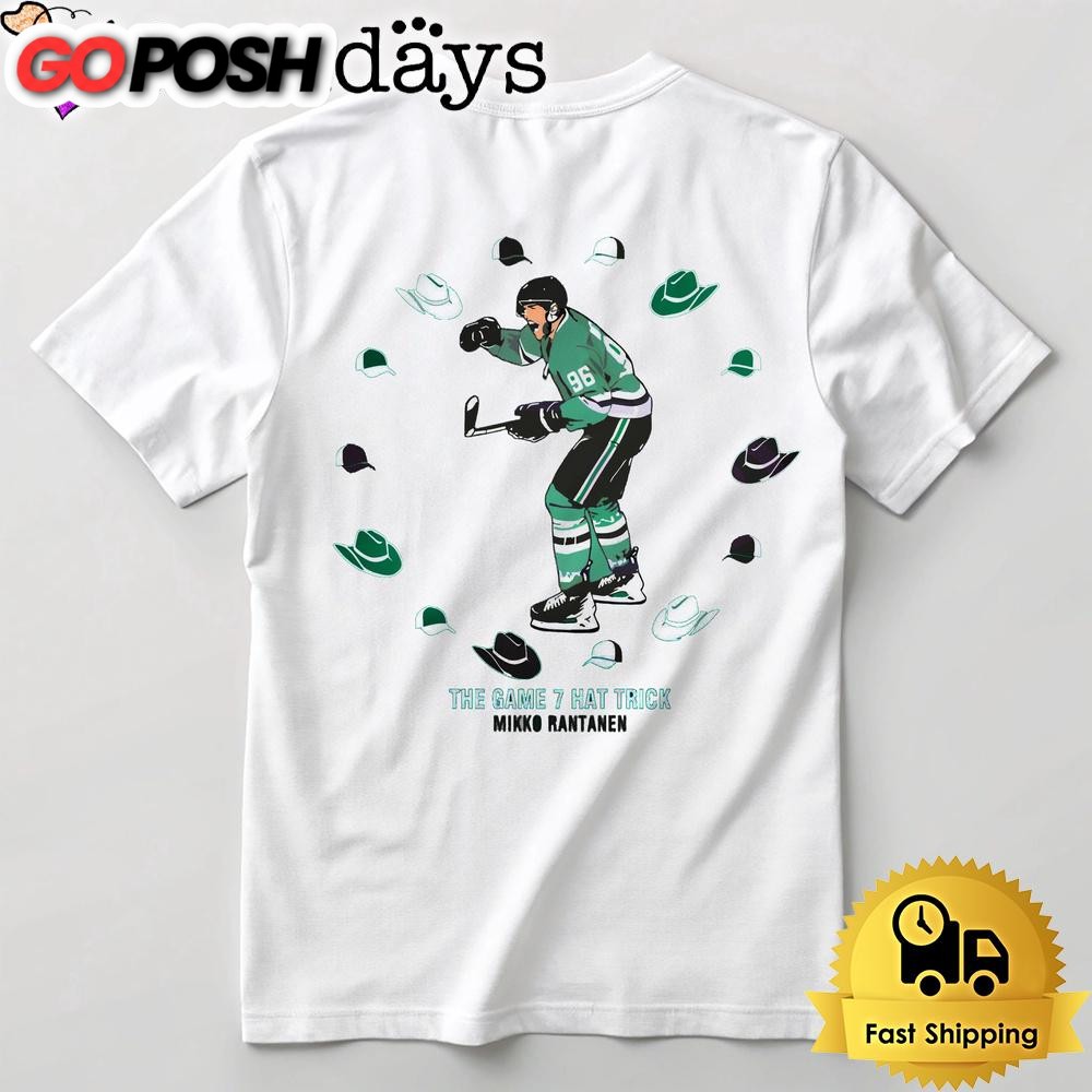 Nice The Game Seven Hat Trick Mikko Rantanen T Shirt